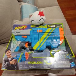 Nerf Vortex VTX Vigilon Disc Blaster 10 Discs Included Brand New Sealed