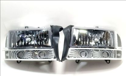 HEADLIGHTS FOR 97-04 DODGE DAKOTA DURANGO OE STYLE HEADLIGHT