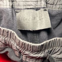 Fear of God Dark Gray Elastic Waist Pants
