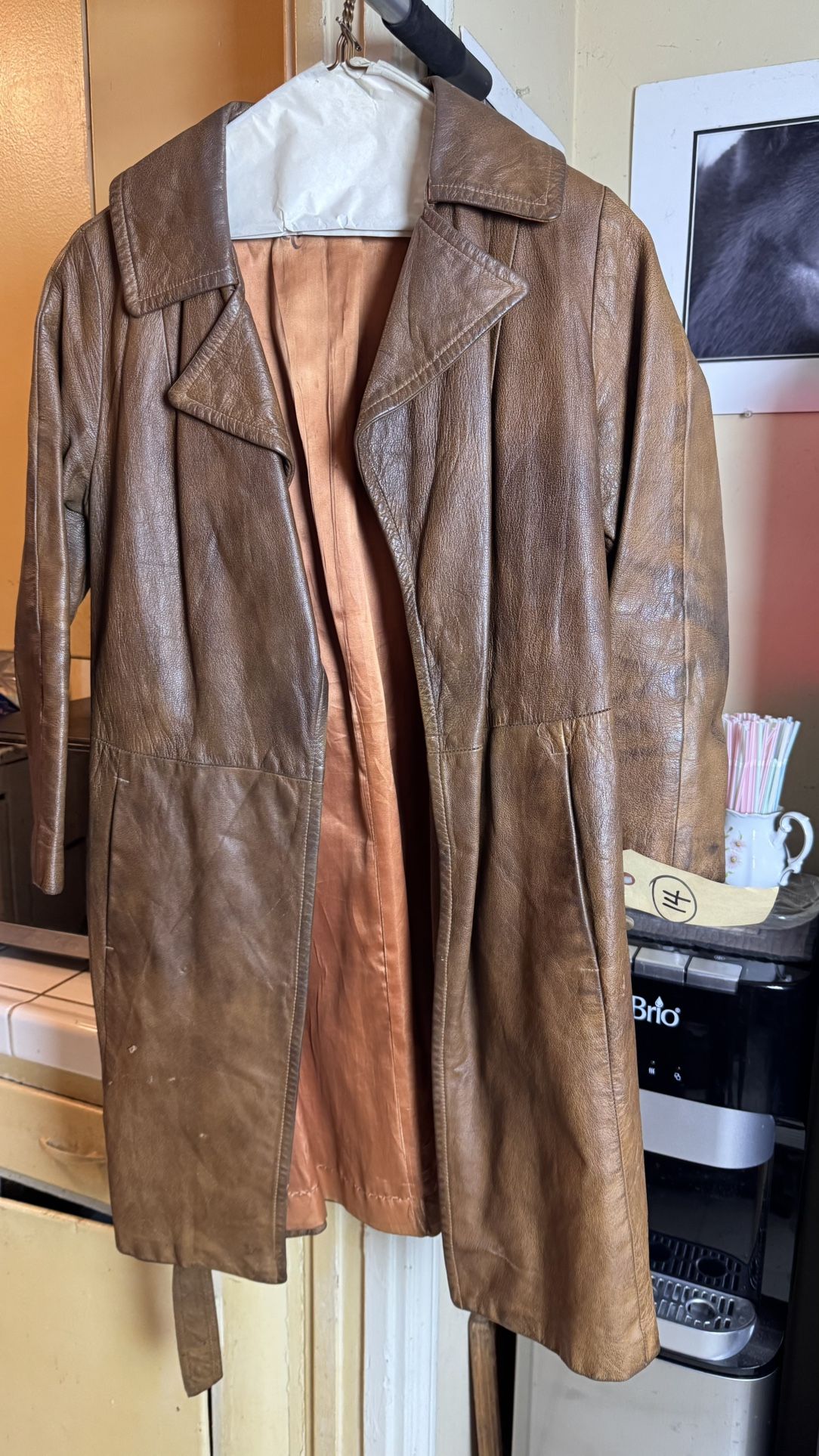 1970s Leather Coat