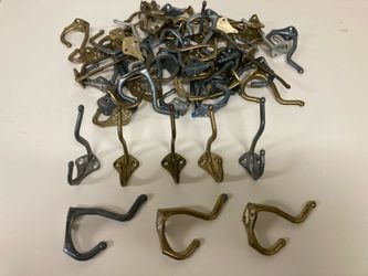 Coat Hooks  - Quantity 60.  $5 For All Of Them