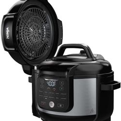 Ninja Foodi FD305CO 10-in-1 Pressure Cooker and Air Fryer with Nesting Broil Rack.
ADO #:B-1823
NEW – Broken parts in the back.Price is Firm.
