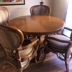 Hello Hobby Round Dining Table Vintage And Chair Set