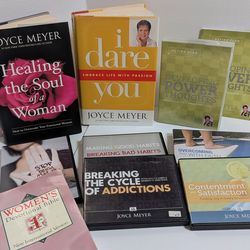 Joyce Meyer Spiritual Growth Media Collection + Woman's Devotional Bible