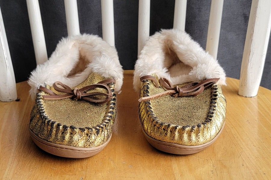 J. Crew Mocassin Slippers