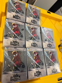 2022 Marvel Spider Man Skybox Metal Universe Blaster x8
