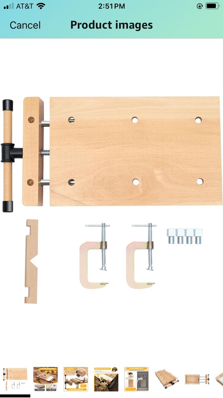 Portable Woodworking Vise for Workbench, Wood Vise for Workbench