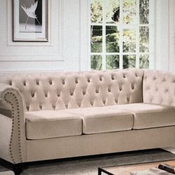 New Velvet Sofa $500