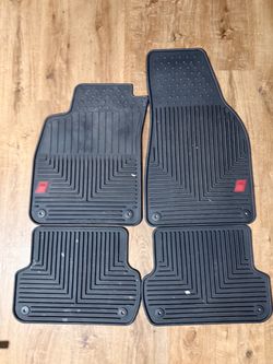Genuine sLine Audi A4 B7 rubber all weather floor mats