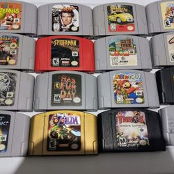 Nintendo 64 Games For Sale!