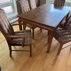 Solid Wood Dining Table Set