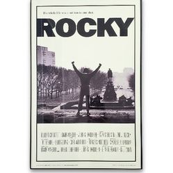 Rocky (1976) Movie Poster Framed