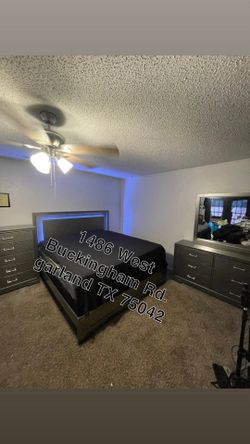 Furniture bedroom set and mattress set