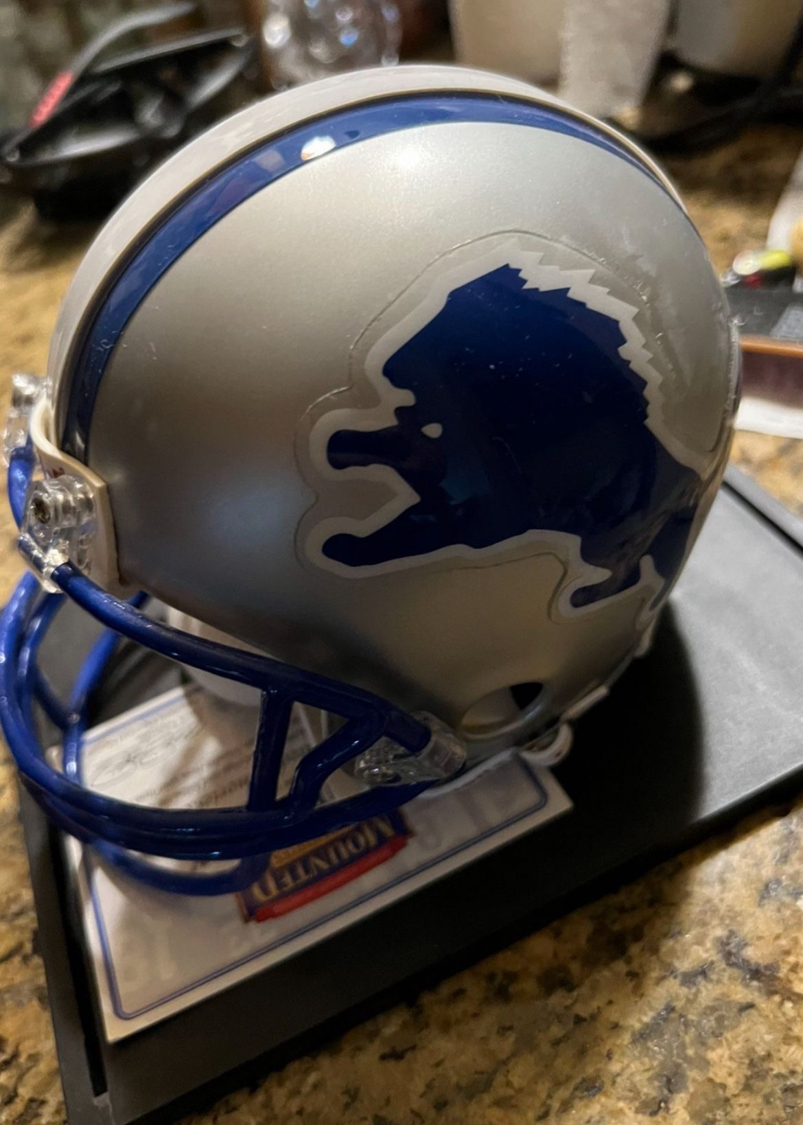 Autographed Helmet & Jersey NFL