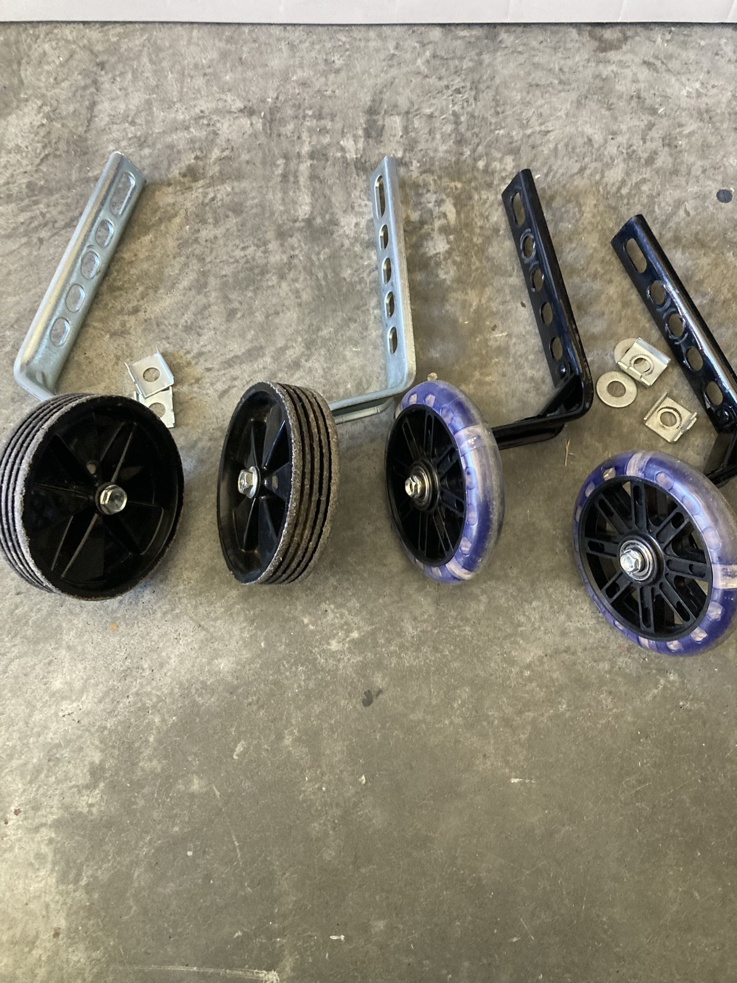 New Bike Training Wheels With Height Adjustments