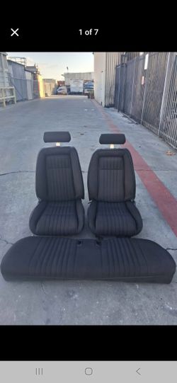 Mustang Black Tweed Seats And Coupe 