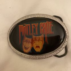 Vintage Motley Crew Belt Buckle 