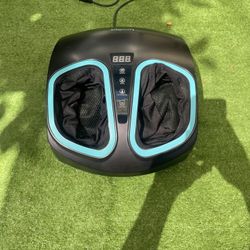 InvoSpa Shiatsu Foot Massager Machine with Heat - Electric Deep Kneading Heated Foot Massage