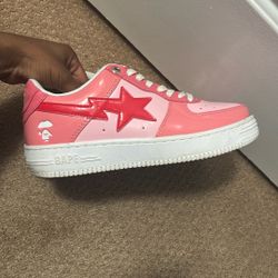 Pink bape Shoes 