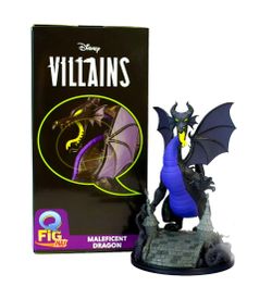 DISNEY VILLAINS MALEFICENT DRAGON BY Q FIG MAX CIB