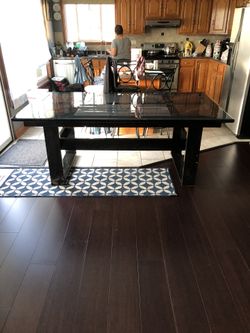 Epoxy Rustic Table