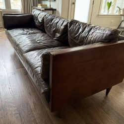 Leather 3-Seat Sofa