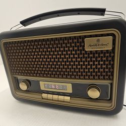 Hearth & Hand with Magnolia Portable Bluetooth Radio Speaker – Vintage Style Wireless Audio