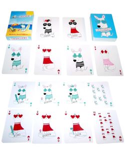 Sealed Sketchers Playing Cards Manhattan Beach California Surf Dog Standard Size Deck. These are collectible Skechers playing cards featuring a beach 