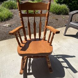 Wooden Rocking Chair (solid Wood)