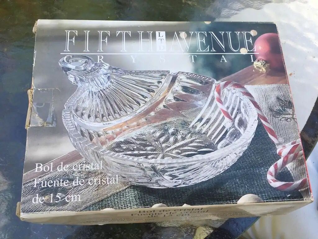 Crystal Ornament Candy Dish