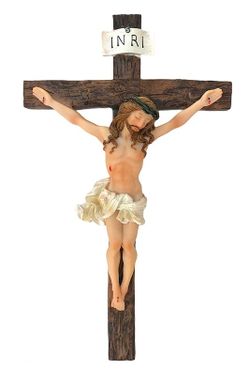 12” Wall Cross Crucifix Jesus Christ Religious Gift Room Decor Crucifijo Imagen