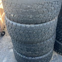LT33x12.50R22 toyos all terrain $400