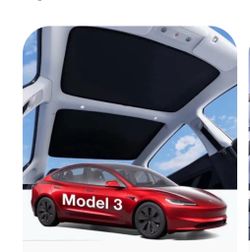 Tesla Model 3 Sunroof Shade