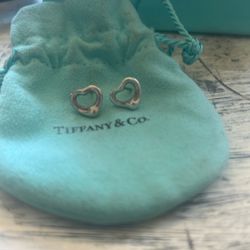 Genuine Ellsa Peretti Open Heart Earrings  
