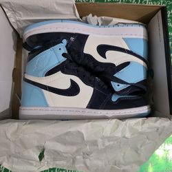 Nike Air Jordan 1s Blue Chill Womens Size 6