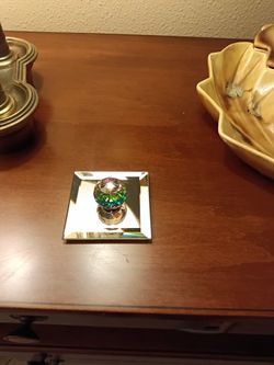 Enesco Glass with Colorful Ball Prism