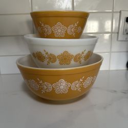 Pyrex Butterfly Gold 