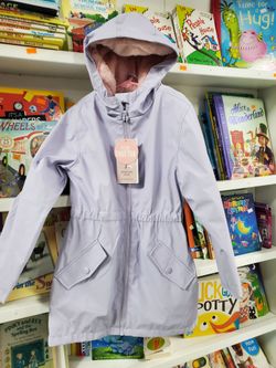 New Girls Rain Jacket Size 8 & 10