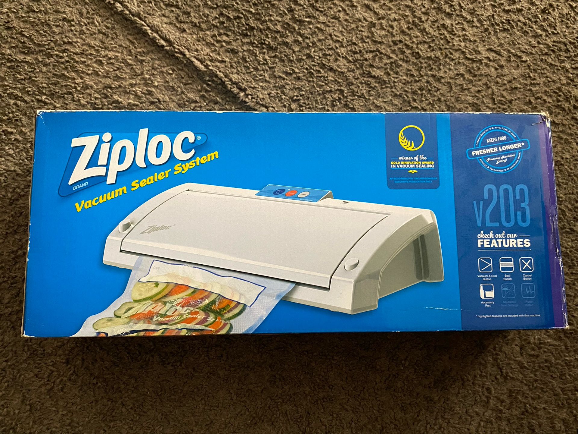 Ziploc Vacuum Sealer System V203