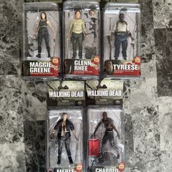 The Walking Dead Series 5 Set Lot of Action Figures