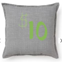 17 x 17 Grey Throw Pillow