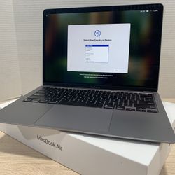 $350, Apple Care+ July 20, 2025, M1/8GB/128GB, 13" MacBook Air 13” (2020)
