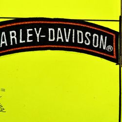 Harley-Davidson Sew- on Patch, Size: 5.1/2" x 1.3/4"