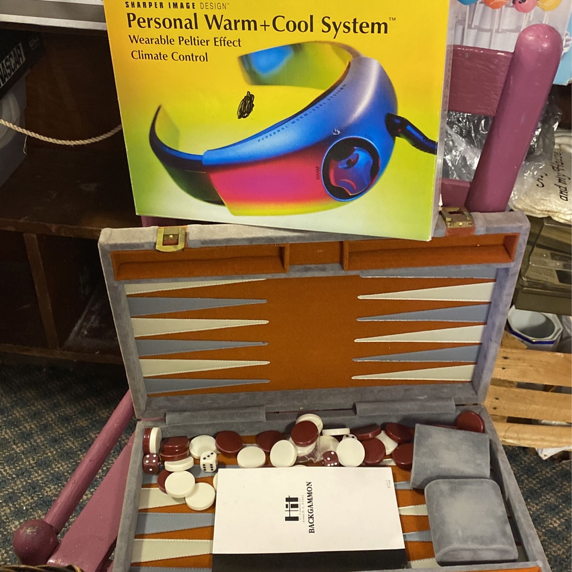 Backgammon Vintage Game 50 Dollars Personal Warm And Cold 25 Dollars