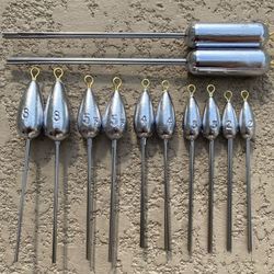 Spider Weights/Sinkers and Surf Leaders/Rigs