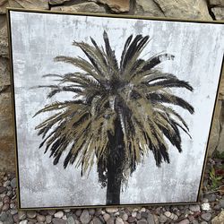 Palm art canvas