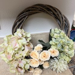 Cute Small Wreath with Faux Flowers