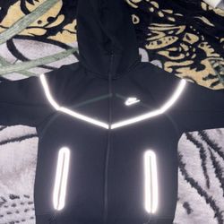 Nike Tech Fleece SET Full-Zip Windrunner 'Black/Bemis Silver'