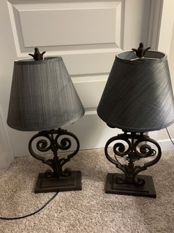 Identical Pottery Barn Lamps