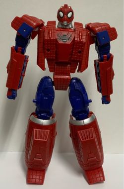Transformers Crossover Marvel Universe Spider-Man 2009 Helicopter Incomplete